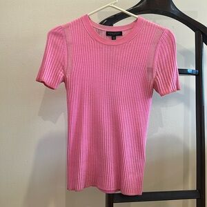 Banana Republic Pink Ribbed Shirt Size XS